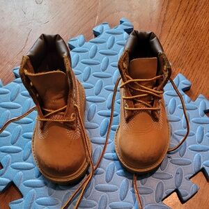 Kids Tan Timberland Boots